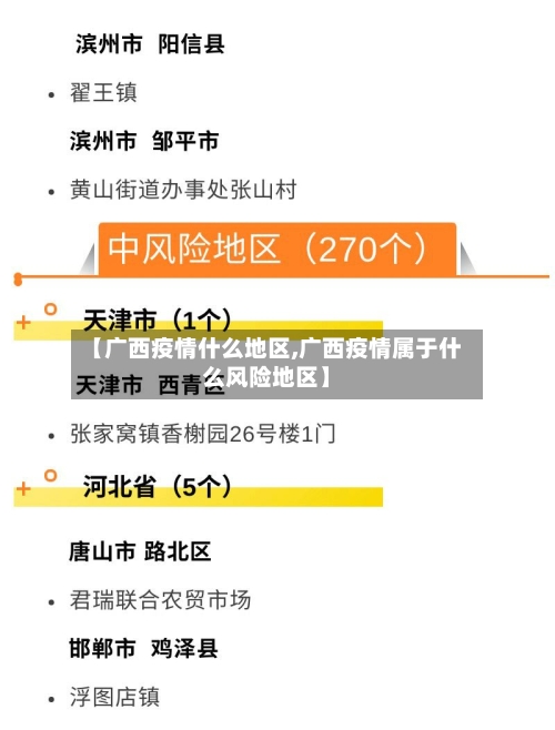 【广西疫情什么地区,广西疫情属于什么风险地区】-第2张图片