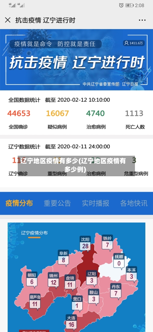 辽宁地区疫情有多少(辽宁地区疫情有多少例)-第2张图片