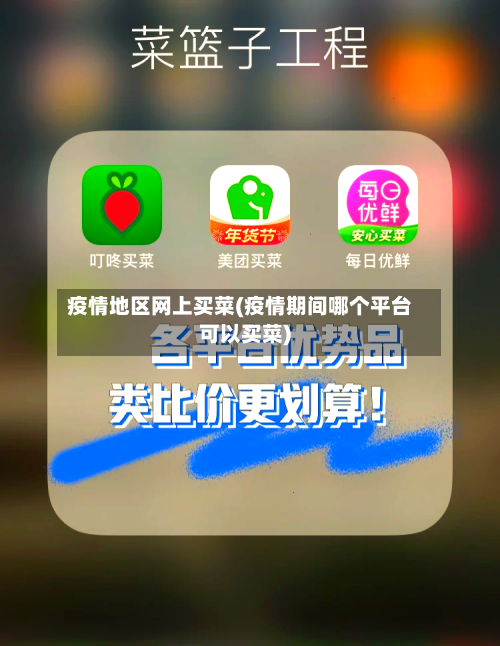 疫情地区网上买菜(疫情期间哪个平台可以买菜)