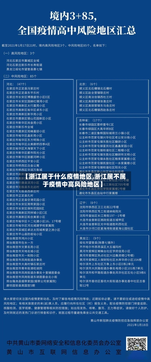 【浙江属于什么疫情地区,浙江属不属于疫情中高风险地区】